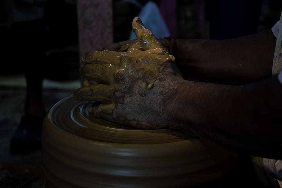 art and craft, sculpture, hand, human hand, statue, human body part HD wallpaper