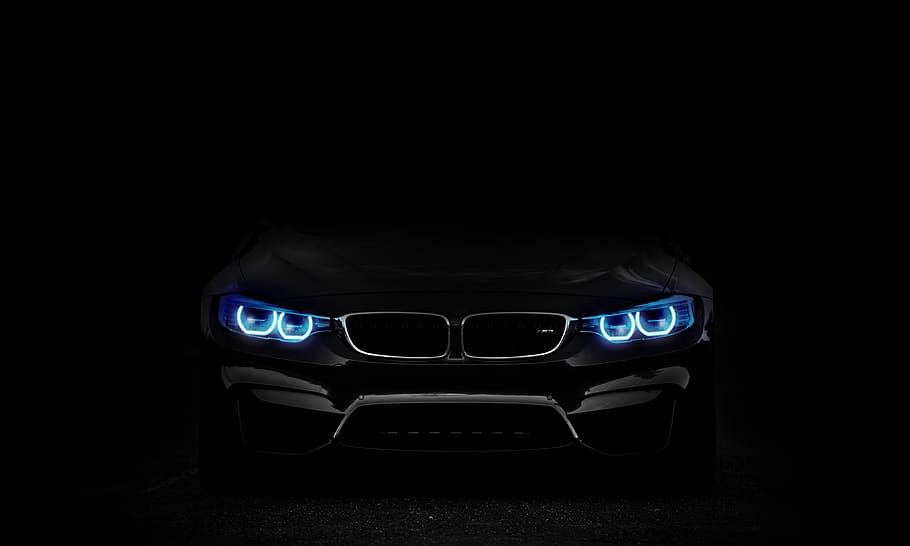 auto, spotlight, dark, night, traffic, black background, indoors HD wallpaper