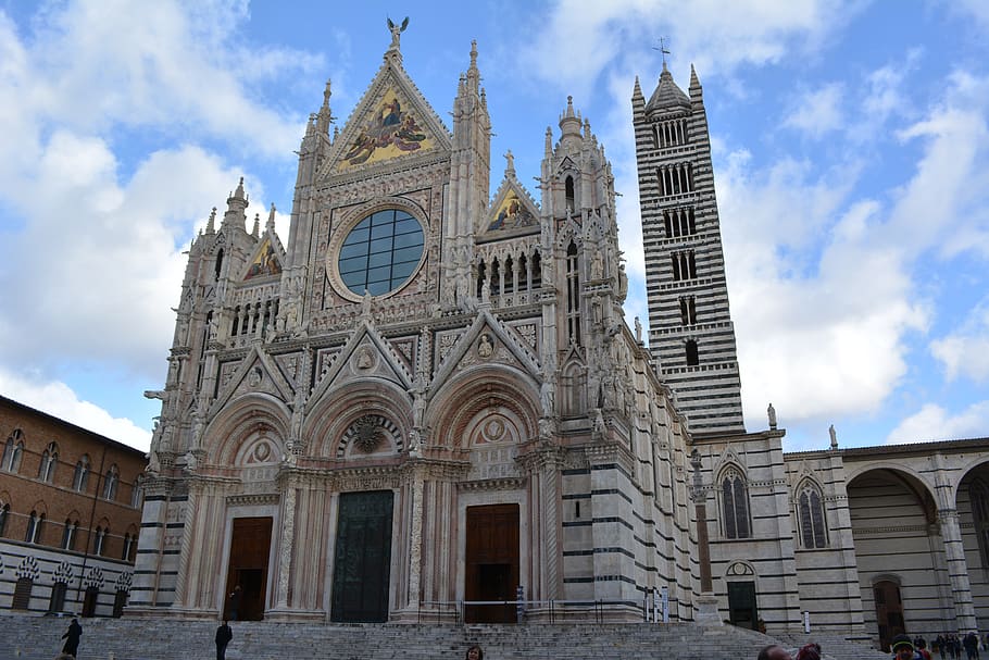 italy, siena, tuscany, architecture, church, built structure