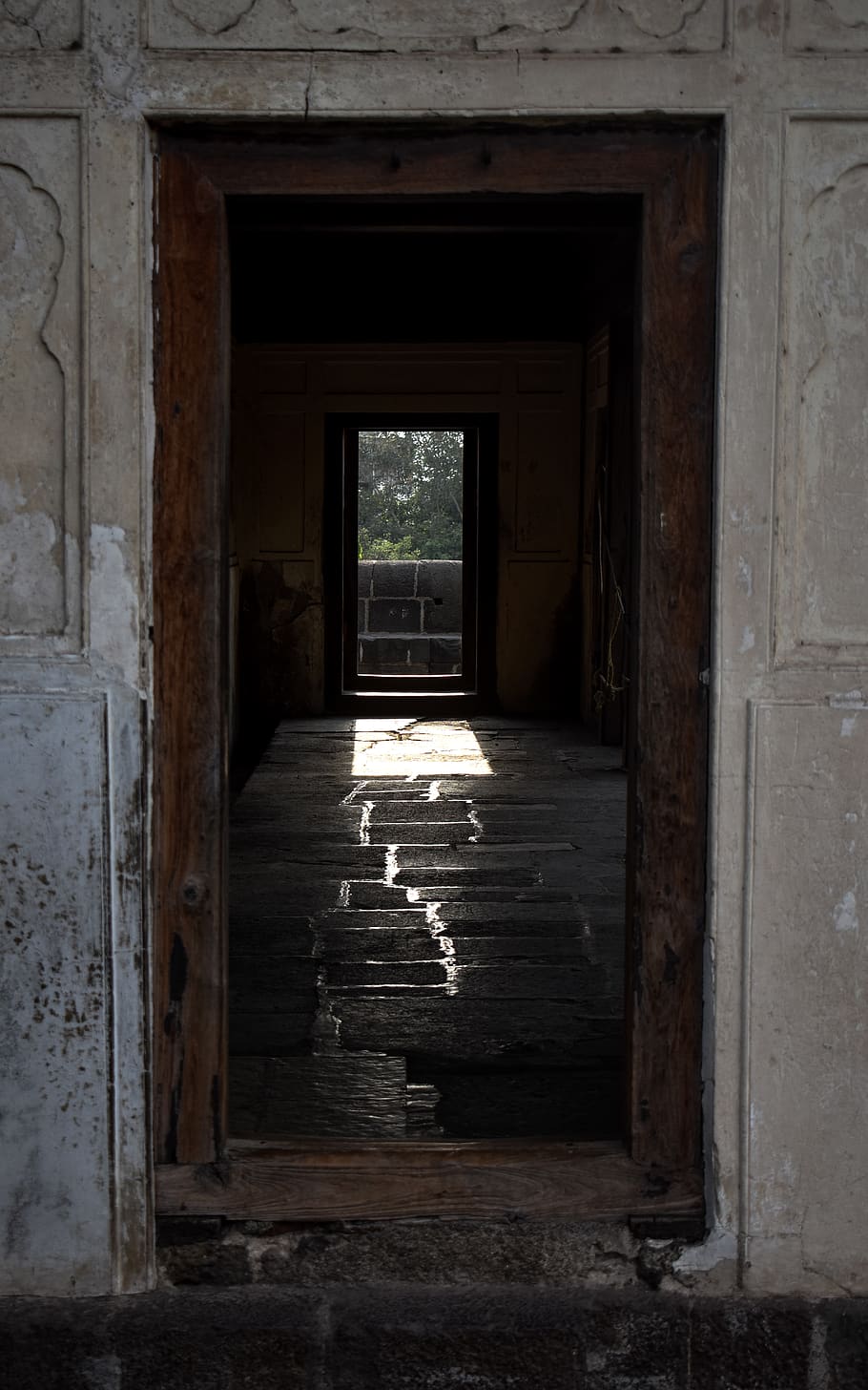 architecture, entrance, built structure, door, building, abandoned HD wallpaper