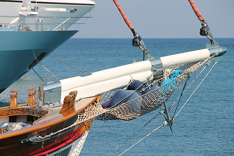 ships, ship's bow, bug, front piece, sailing vessel, jib boom HD wallpaper