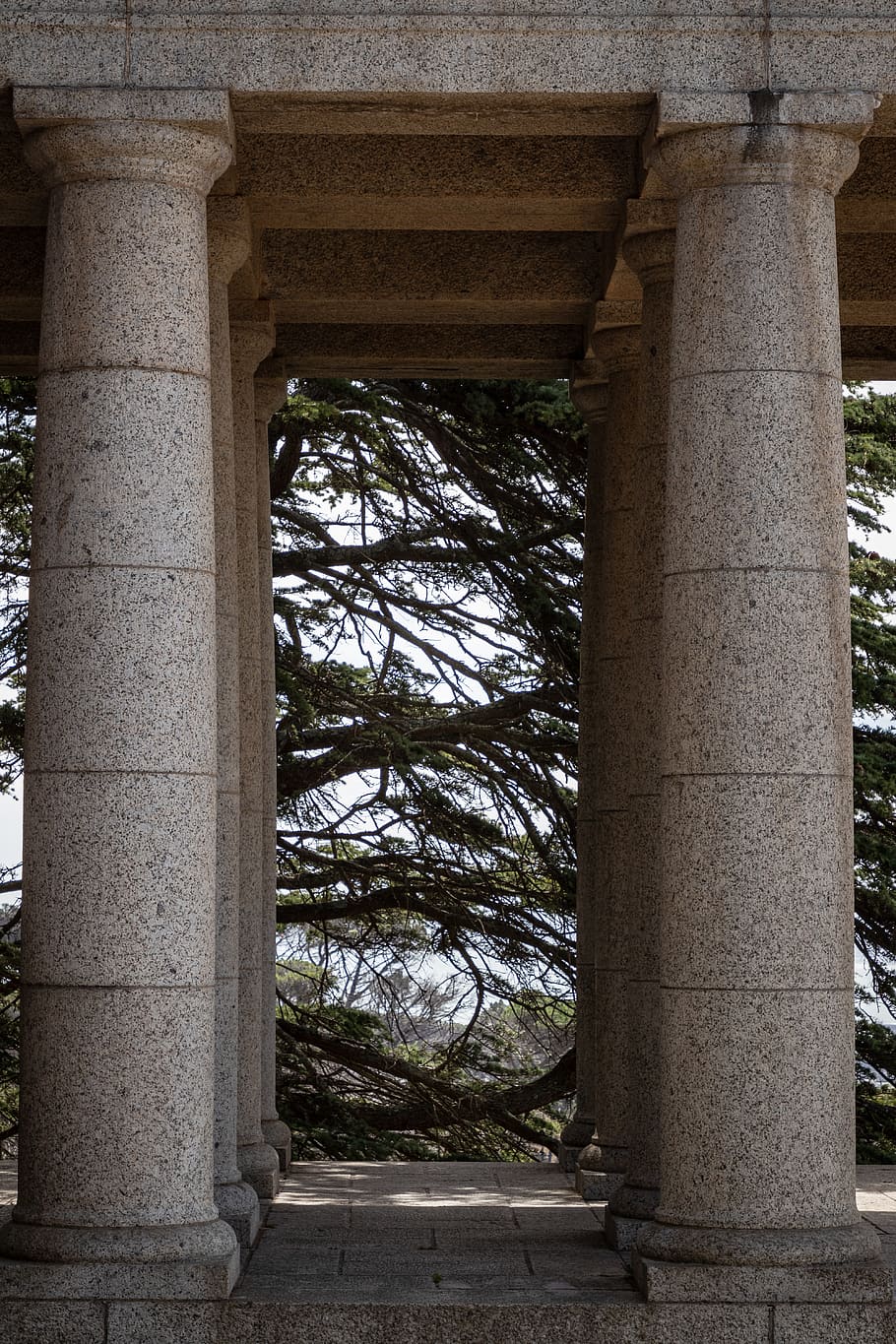 building, architecture, pillar, column, pergola, porch, patio HD wallpaper