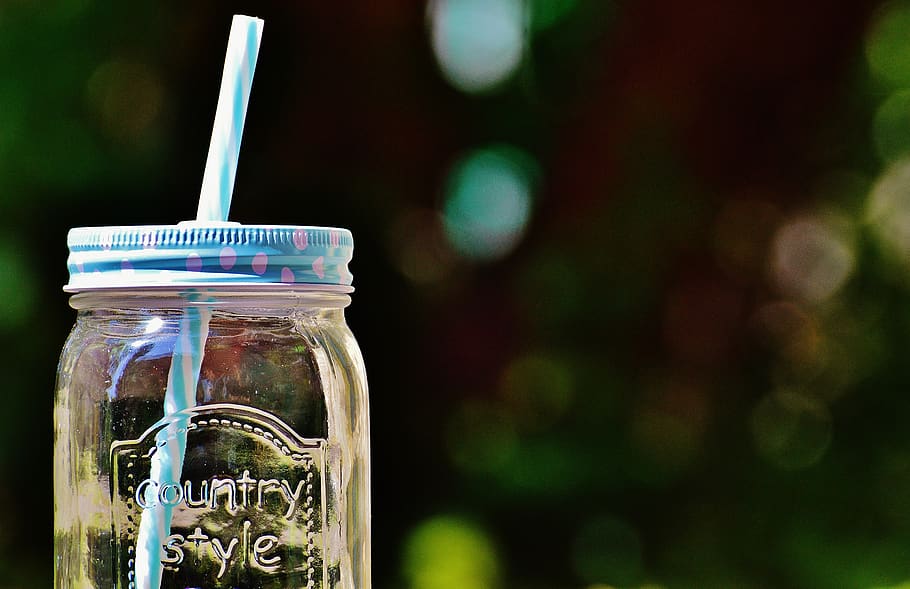 Country Style Glass Mason Jar, close-up, container, lid, macro HD wallpaper