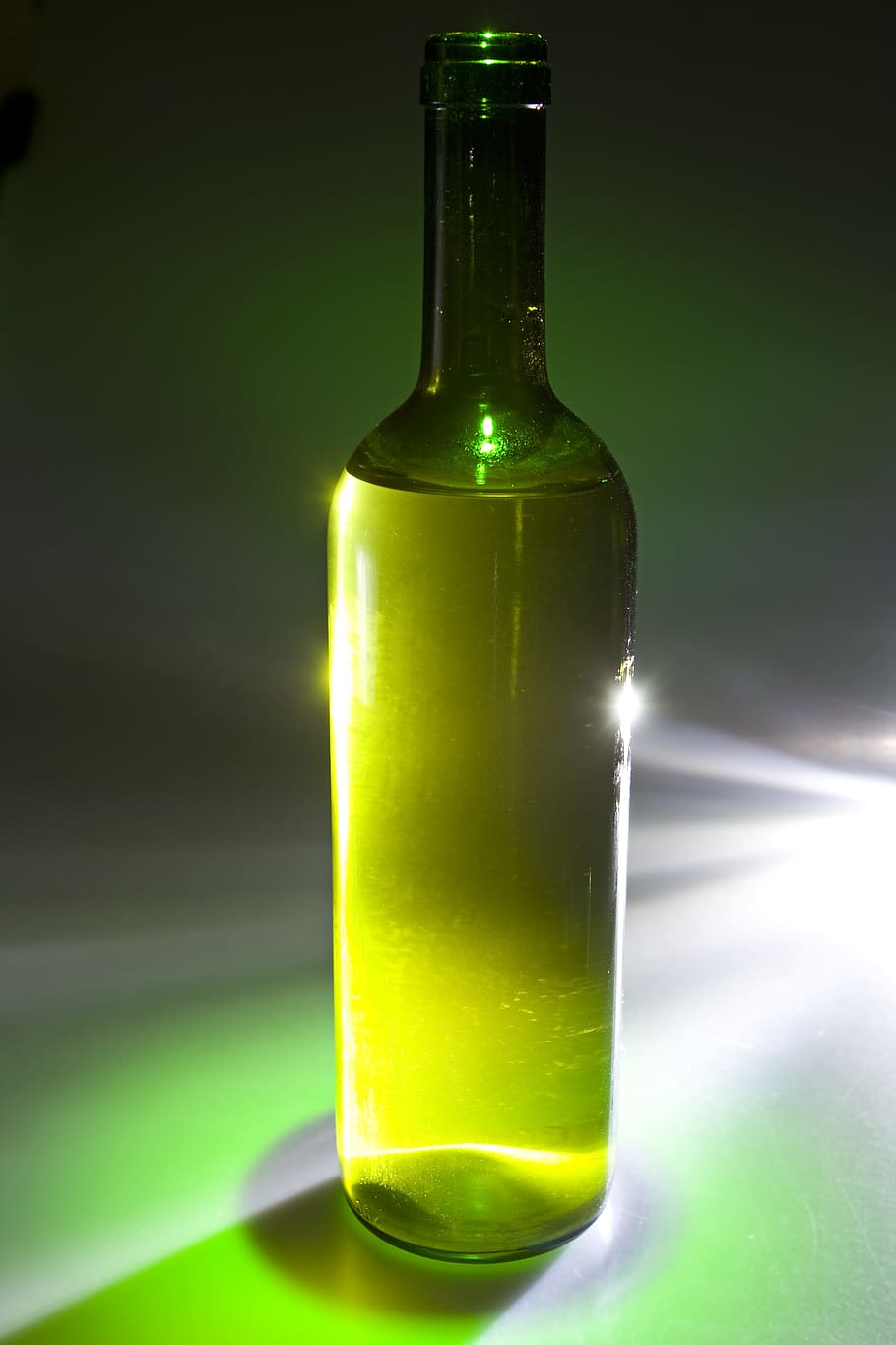 alcohol, bottle, drink, effect, light, nobody, object, shot HD wallpaper