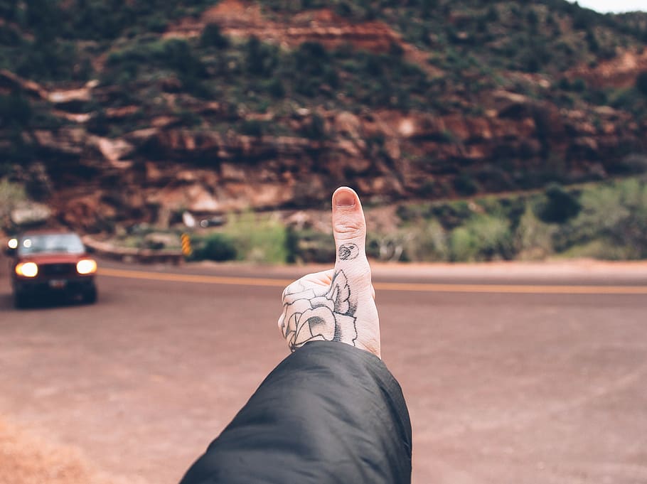 united states, syracuse, red, rock, explore, hand, tattoo, road, HD wallpaper