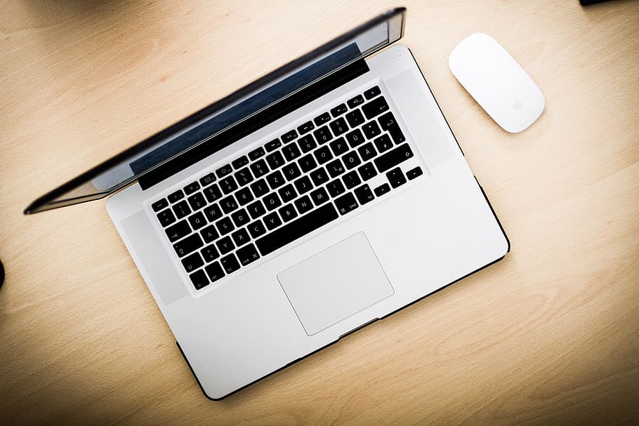 computer, macbook, laptop, technology, business, mouse, office HD wallpaper