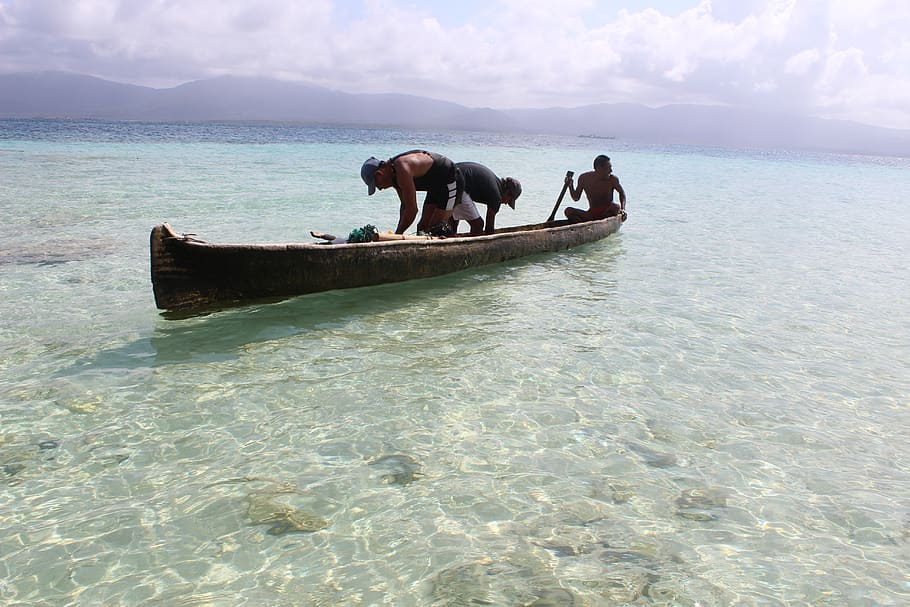 panama, san blas islands, boat, sea, indigenous, fishing, caribe, HD wallpaper