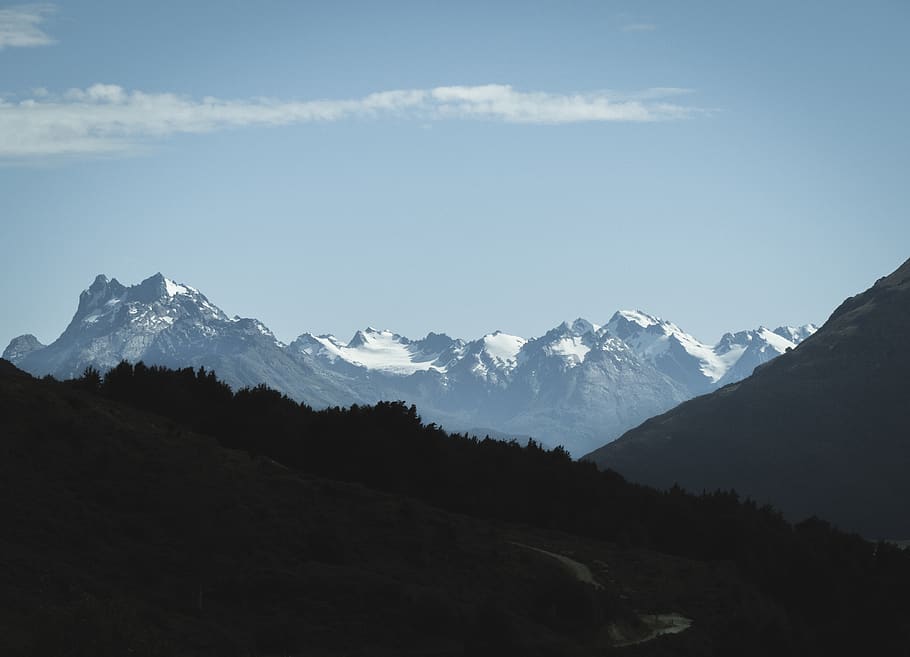 mountain, highland, cloud, sky, summit, ridge, landscape, nature HD wallpaper