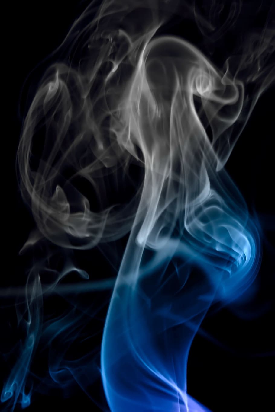 background, black, burn, color, colored, isolated, smoke, spirit HD wallpaper