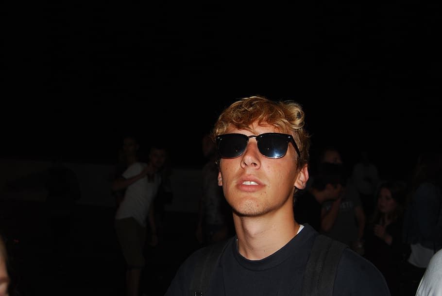 dark, night, shades, flash, sunglasses, fashion, arts culture and entertainment HD wallpaper