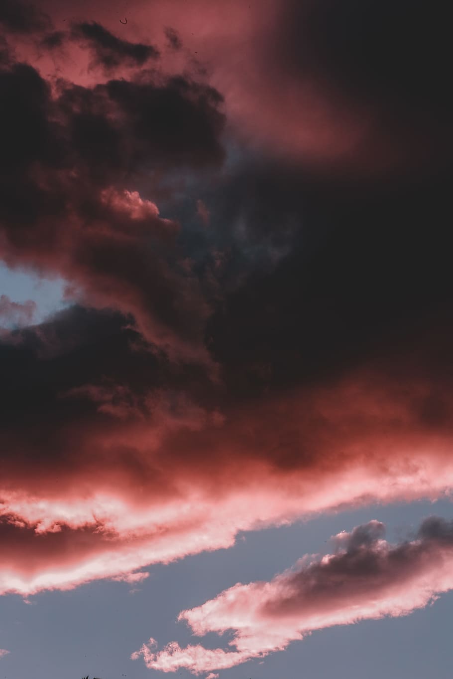 Brown and Black Cloud Formation, atmosphere, clouds, colors, dark HD wallpaper