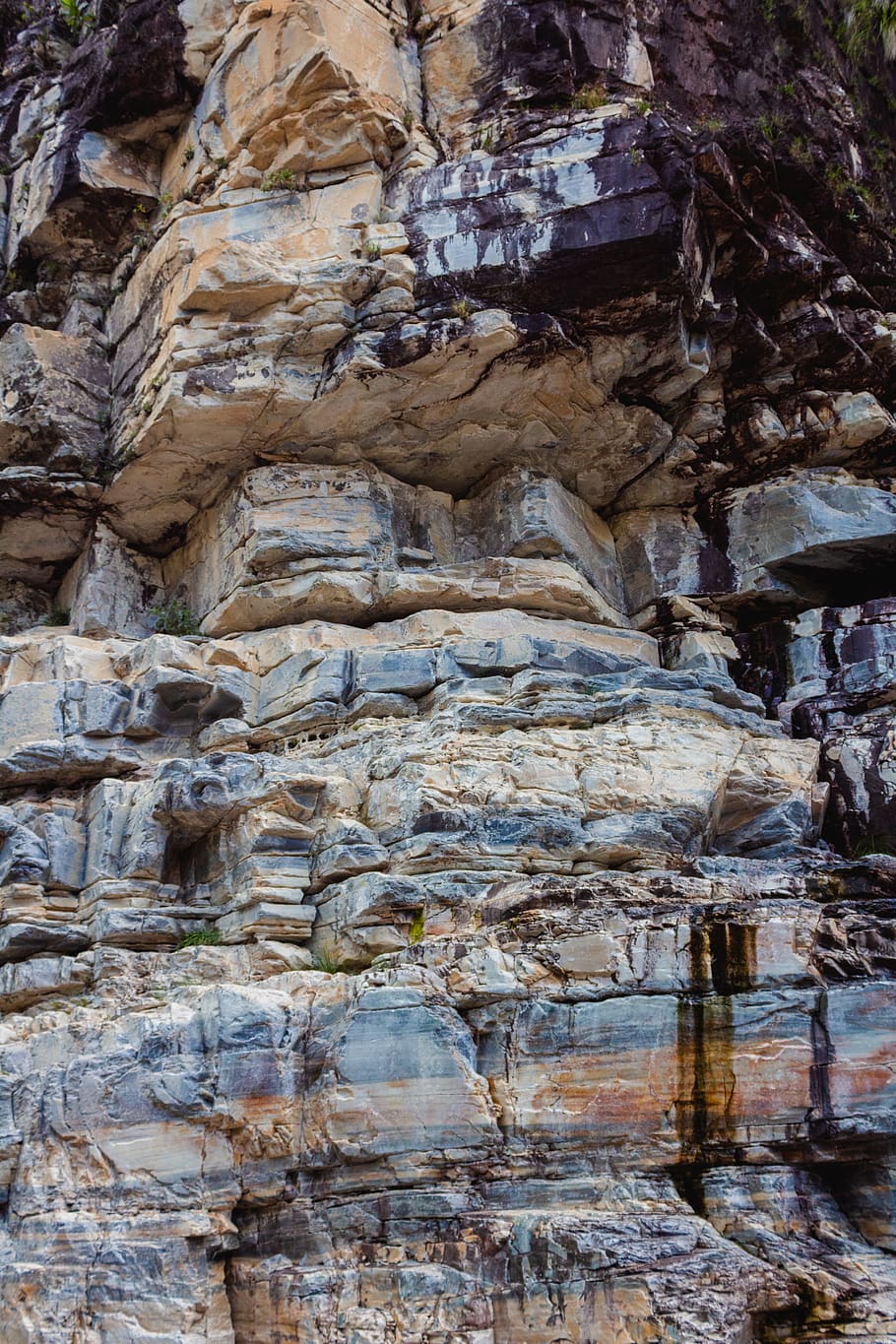 nature, cliff, outdoors, mountain, mesa, rock, texture, wall HD wallpaper
