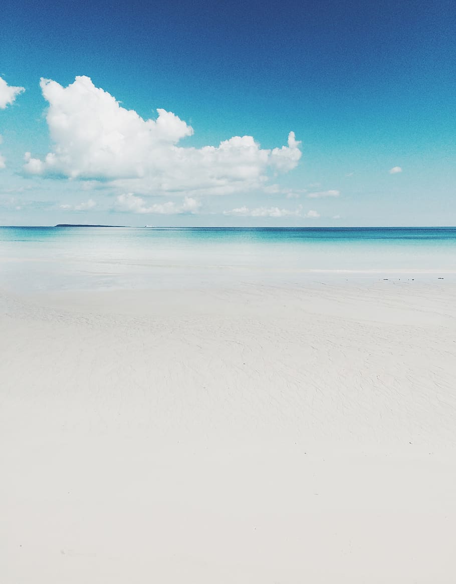 cloud, beach, sky, sea, beauty in nature, land, tranquility HD wallpaper