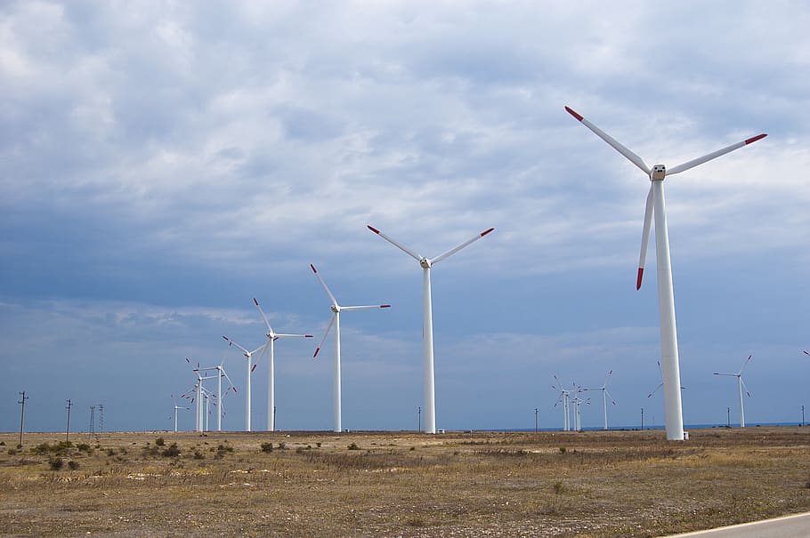 res, the wind, pbx, current, electricity, clouds, generator HD wallpaper