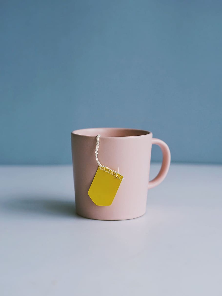white ceramic mug on white surface, cup, indoors, still life HD wallpaper