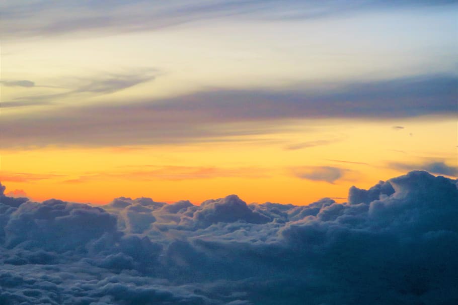 clouds, sky, nature, landscape, atmosphere, blue, beautiful HD wallpaper