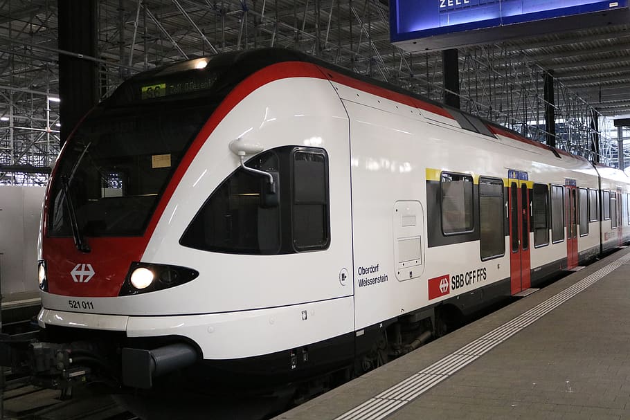sbb, basel, rail traffic, alpine, express train, railroad track HD wallpaper