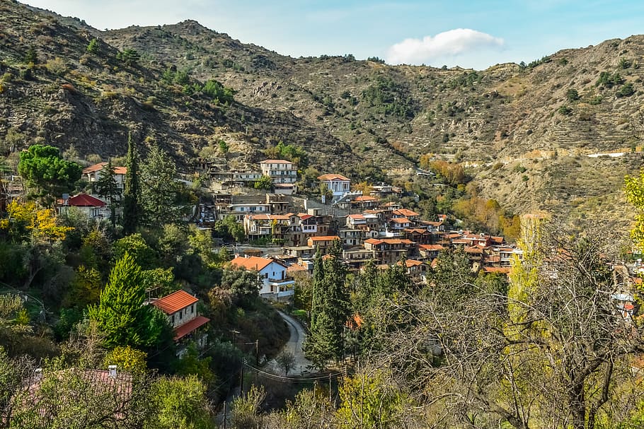 cyprus, askas, troodos, landscape, nature, countryside, mountain HD wallpaper