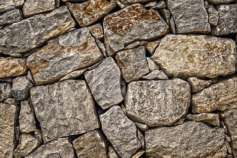 stone, wall, rock, masonry, structure, pattern, background HD wallpaper