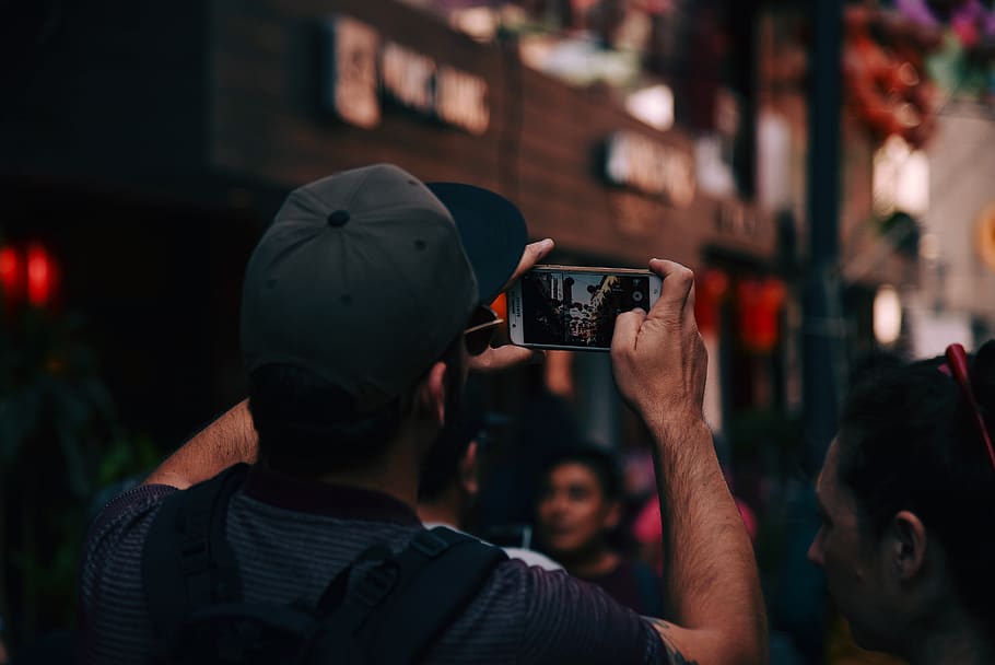 man using camera of smartphone, human, person, accessories, accessory HD wallpaper