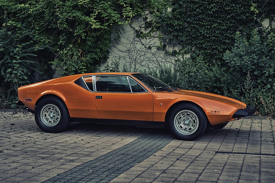 pantera, oldtimer, historically, gloss, retro, classic, vehicle HD wallpaper