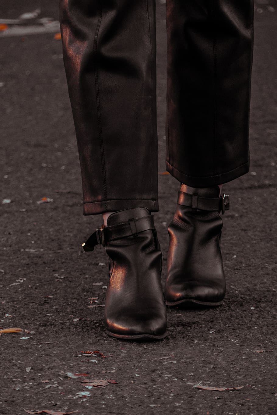 Free download | HD wallpaper: person wearing black leather boots