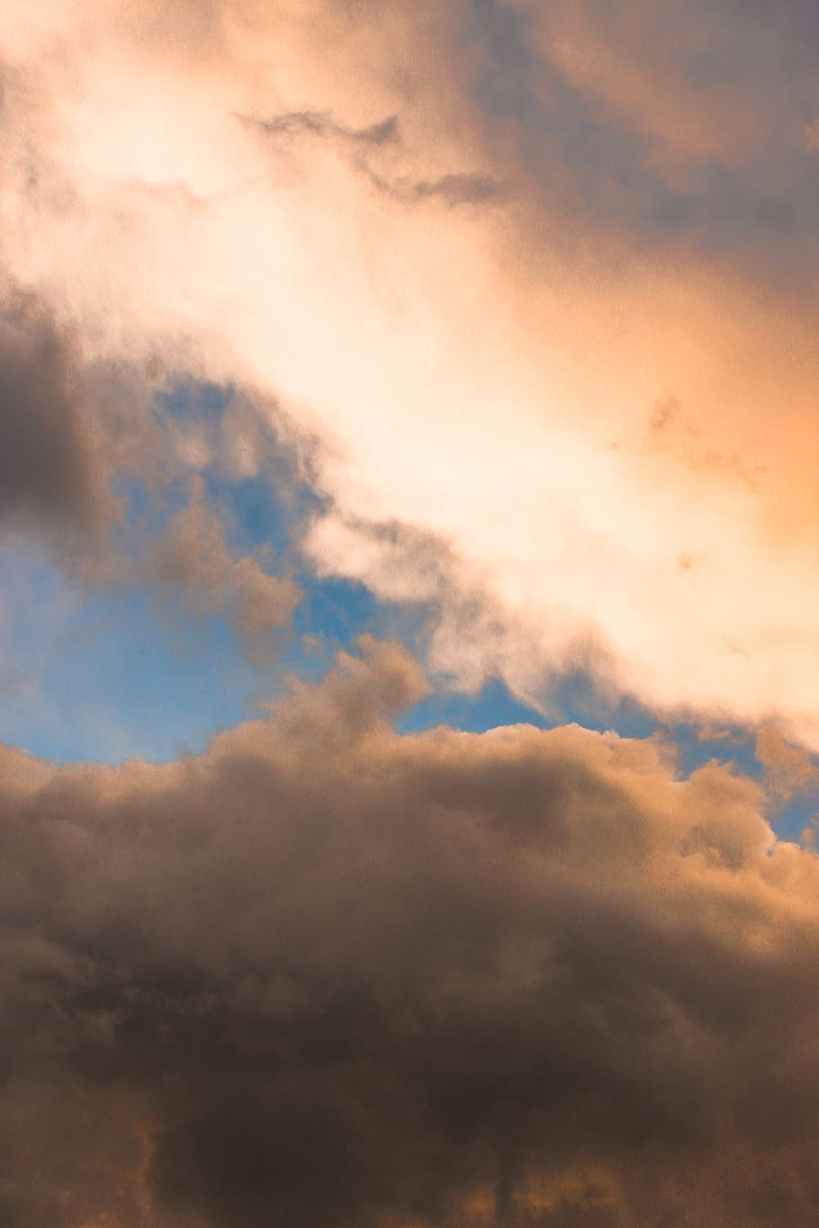 clouds, sky, blue, blue sky, cloud - sky, beauty in nature HD wallpaper