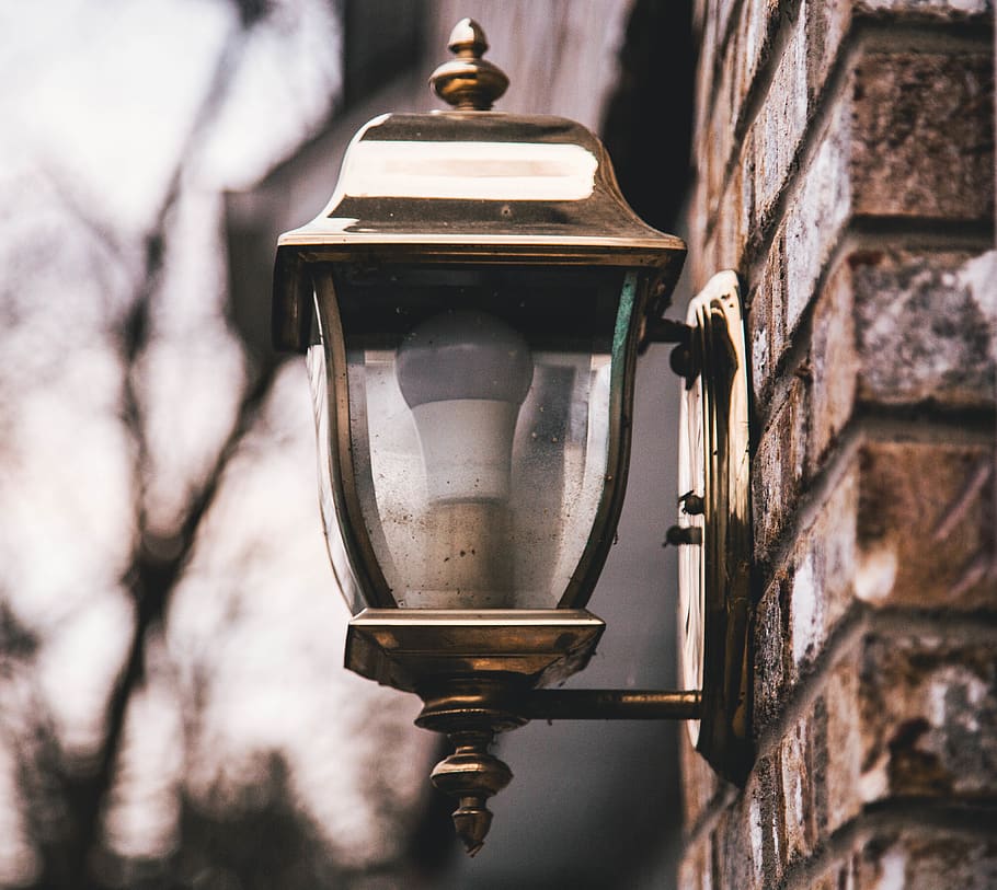 Shallow Focus Photography of Wall Sconce, ancient, antique, architecture HD wallpaper