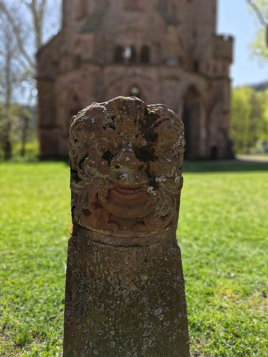 sculpture, stone, statue, artwork, head, stone figure, focus on foreground HD wallpaper
