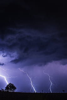 thunderstorm, flashes, forward, sky, current, flash of lightning HD wallpaper