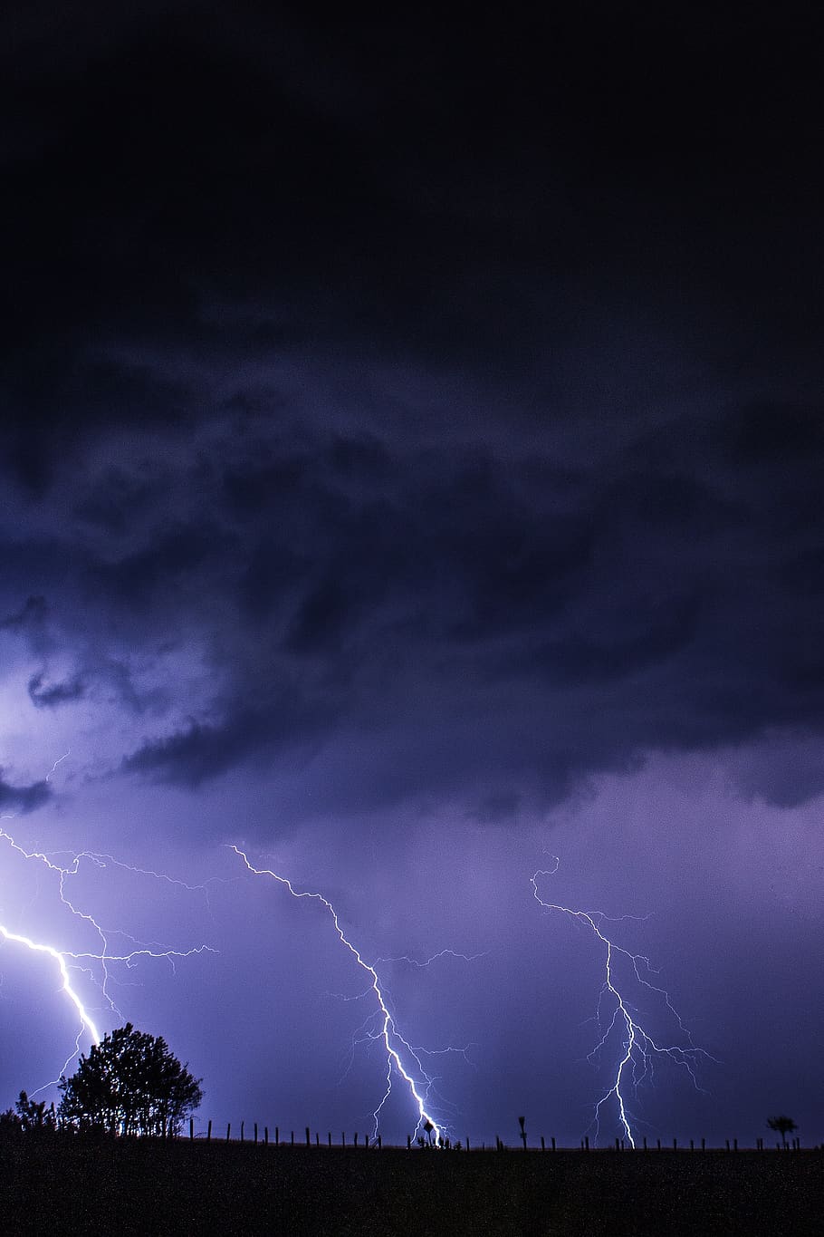 thunderstorm, flashes, forward, sky, current, flash of lightning HD wallpaper