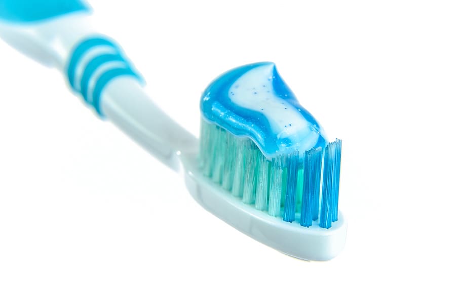 toothbrush, toothpaste, blue, gel, health, dental, hygiene HD wallpaper