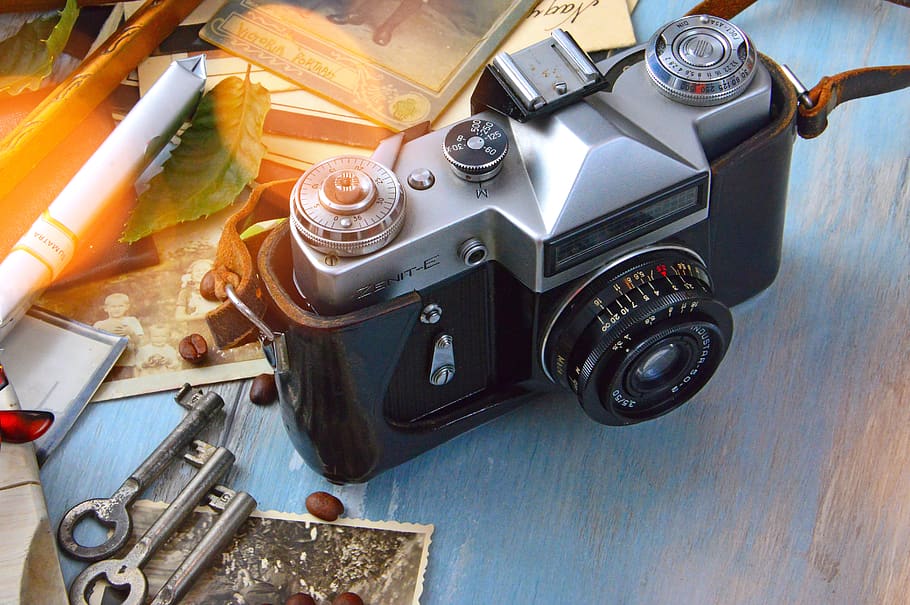 old, old camera, photo, nostalgia, vintage, photography, retro HD wallpaper