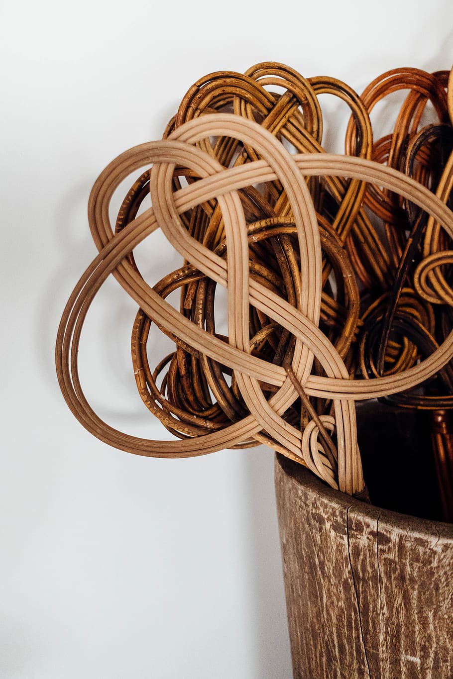 brown wicker stick decor, australia, basket, indoors, no people HD wallpaper