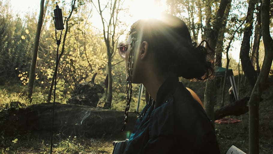 flare, light, human, person, sunlight, outdoors, accessories HD wallpaper