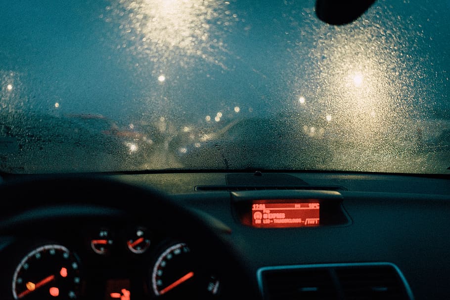 Photo of Windshield During Rainy Weather, automobile, automotive, HD wallpaper