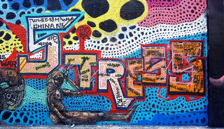 graffiti on wall, multi colored, creativity, art and craft, pattern HD wallpaper