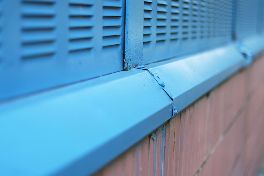 locker, window, curtain, shutter, rust, home decor, gutter HD wallpaper