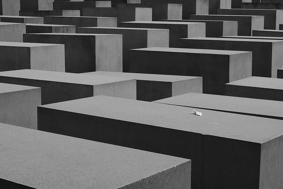 berlin, germany, memorial to the murdered jews of europe, melancholy, HD wallpaper