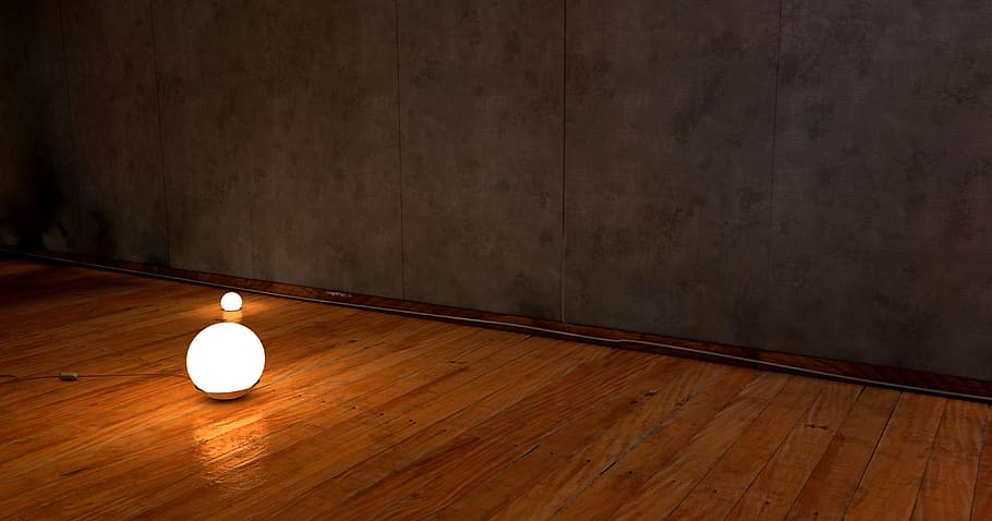 light, space, lichtraum, empty, wall, ground, structure, grain HD wallpaper