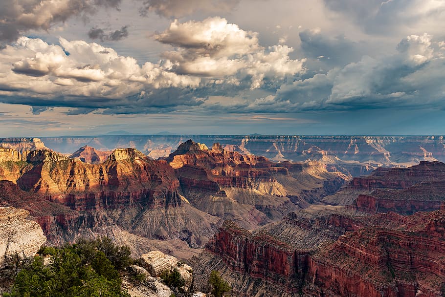 cloud - sky, scenics - nature, rock formation, rock - object HD wallpaper