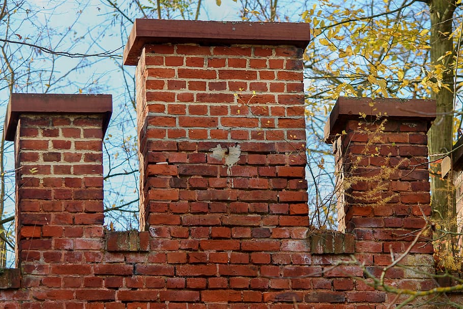 battlements, brick, architecture, building, stone, old, wall HD wallpaper