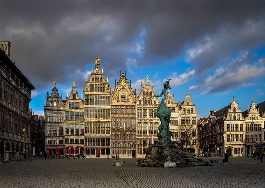 belgium, antwerp, building exterior, architecture, built structure HD wallpaper