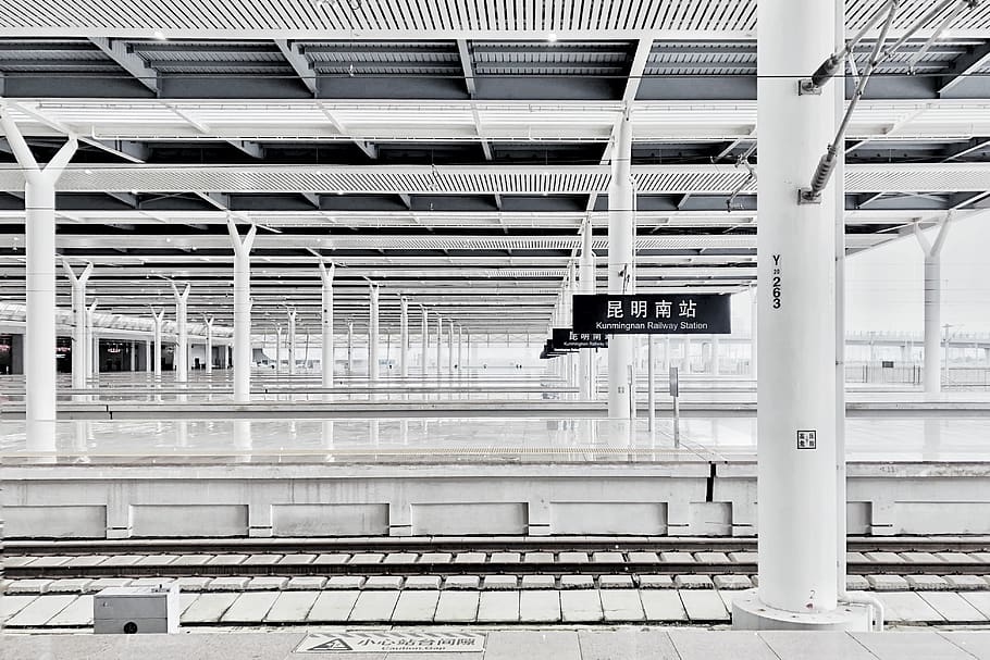 transportation, train, vehicle, train station, architecture HD wallpaper