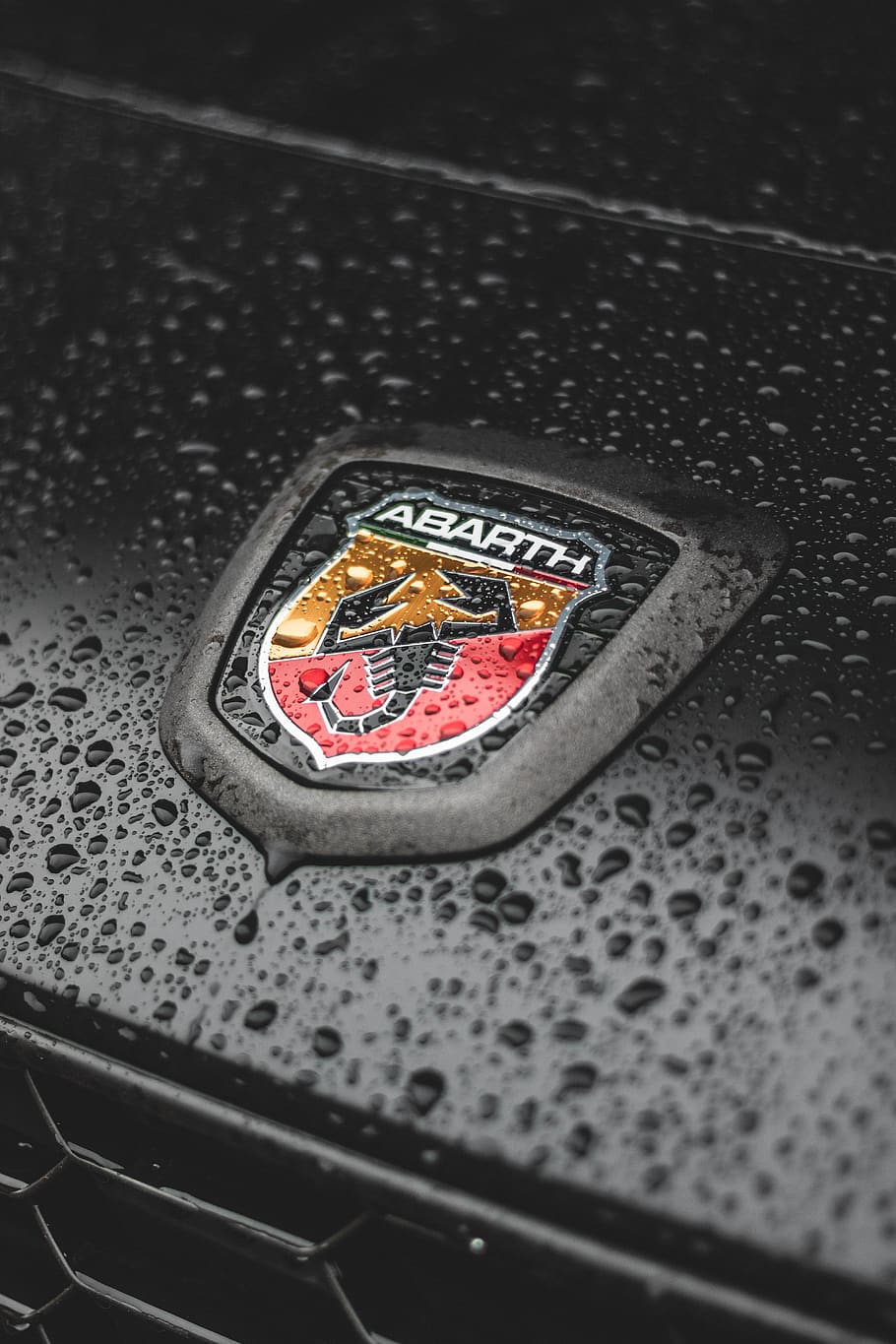 FIAT Abarth emblem, car, mode of transportation, motor vehicle HD wallpaper