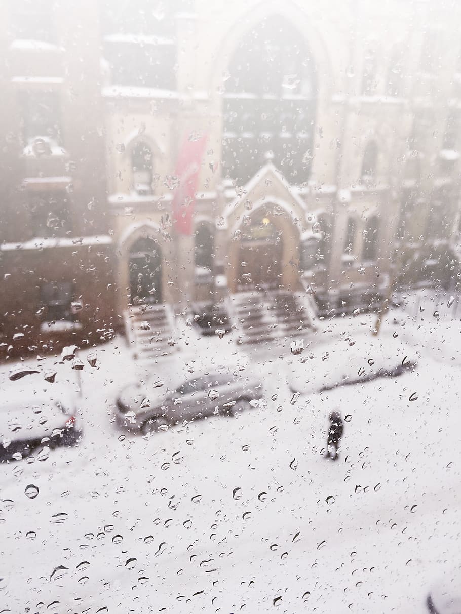 nyc, blizzard, snow, winter, cold temperature, glass - material HD wallpaper