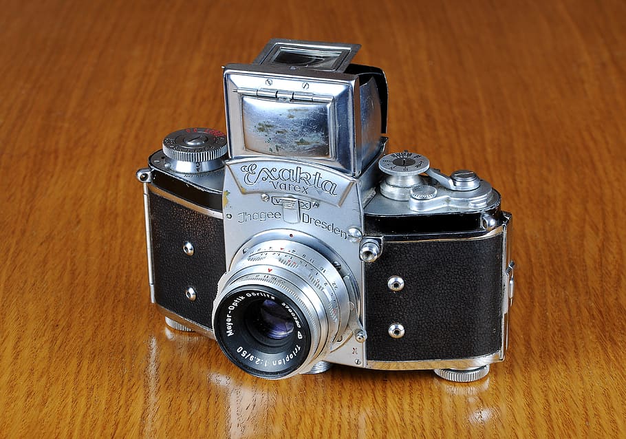camera, old camera, exakta, exakta varex, photo, photographic equipment HD wallpaper