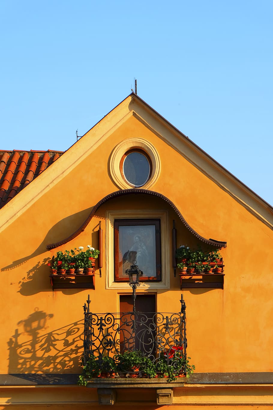 prague, czech republic, yellow, symetry, praha, architecture HD wallpaper