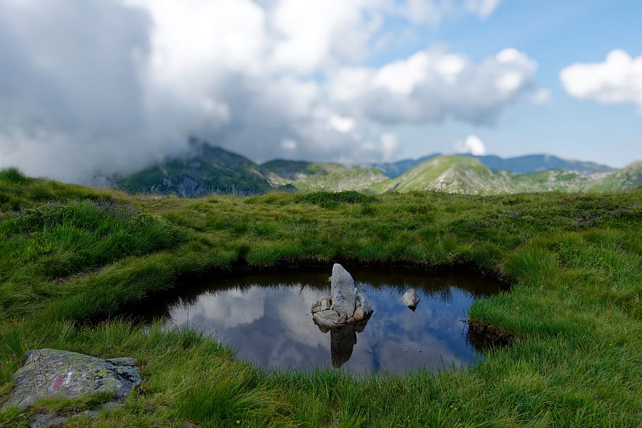 france, auzat, hiking, hiking path, lake, water, wallpaper