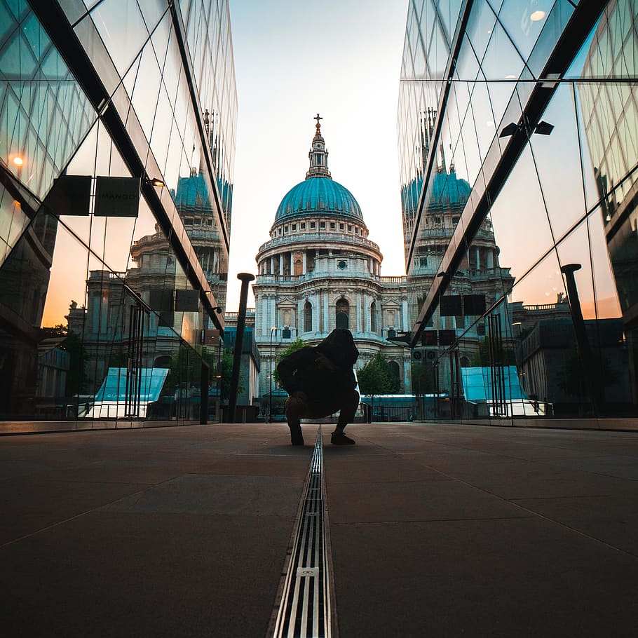 london, united kingdom, st. paul's cathedral, hoods, st pauls, HD wallpaper